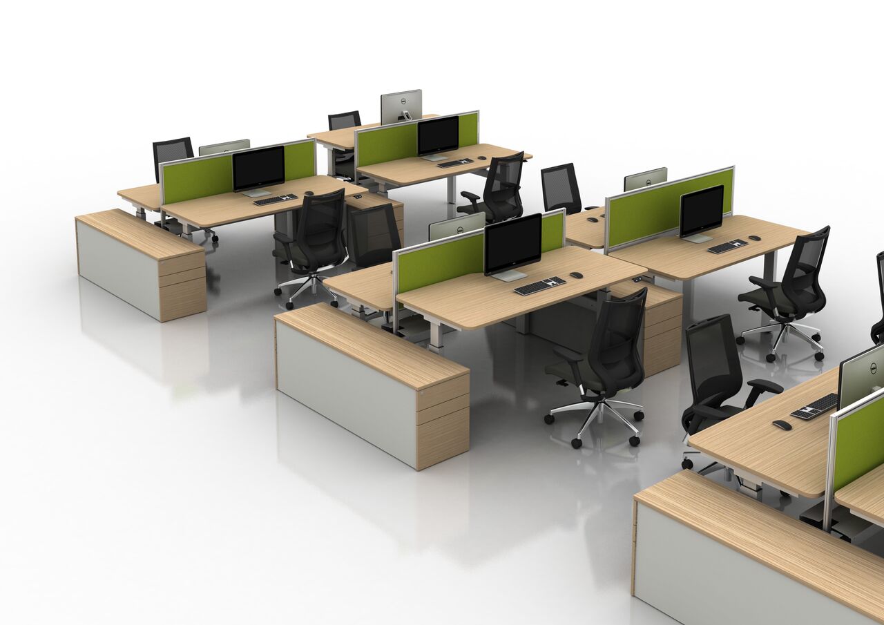 Height adjustable desks-image